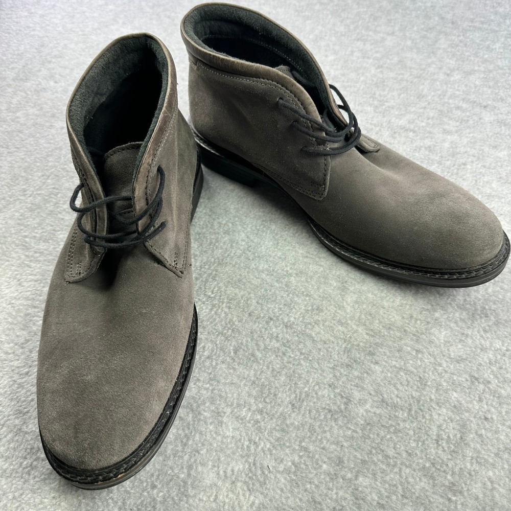 Alfani Gavin Mens Grey Suede Chukka Boots Desert Shoes Size 9.5M WPL 8046